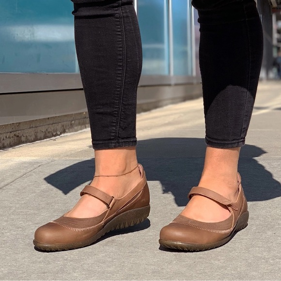 Naot Kirei Mary Jane Brown Leather Shows size 9 - Picture 5 of 16